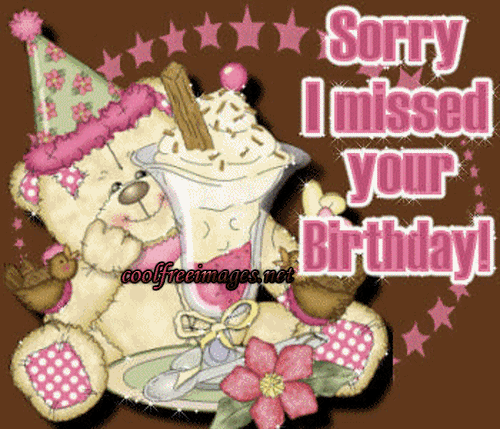 Belated Birthday Wishes
