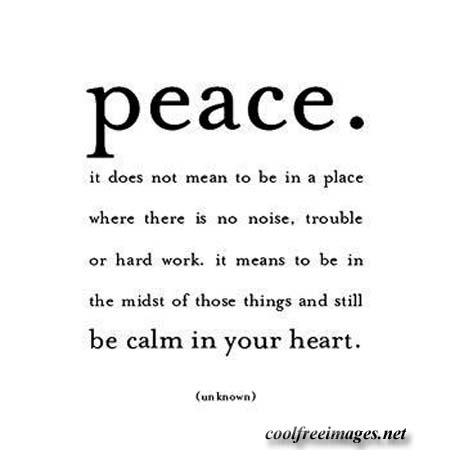 Cause: Peace