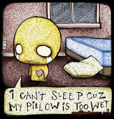 Cute Emo - I Cant Sleep Because My Pillow Is Too Wet