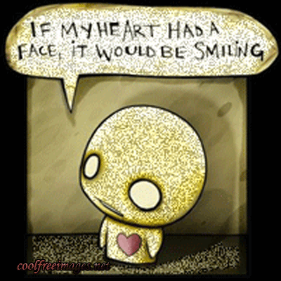 Cute Emo - If My Had A Face, It Would Be Smiling