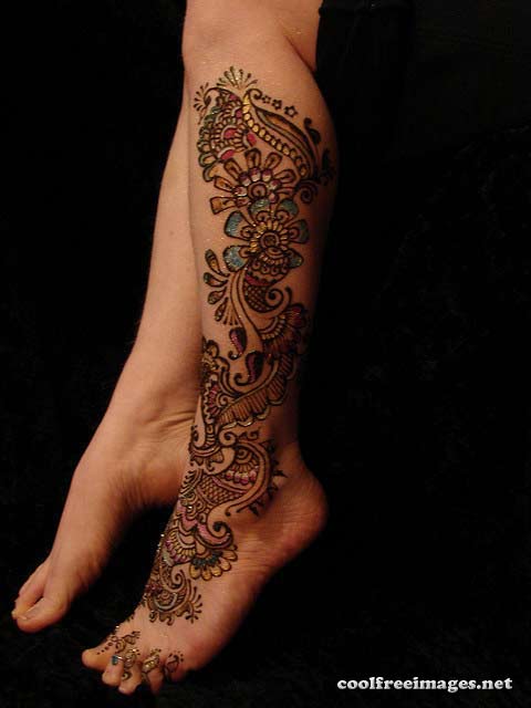 Best Feet Mehndi Design Images