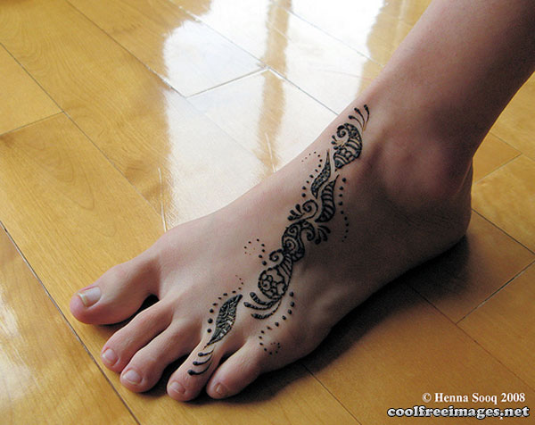 Online Free Feet Mehndi Design Pictures