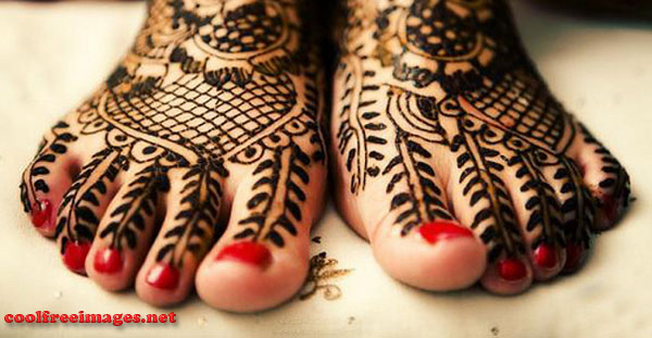 Best Free Feet Mehndi Design Graphics