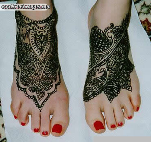 Best Feet Mehndi Design Images