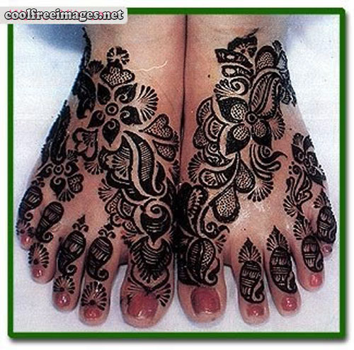 Best Feet Mehndi Design Graphics