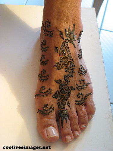 Best Free Feet Mehndi Design Graphics