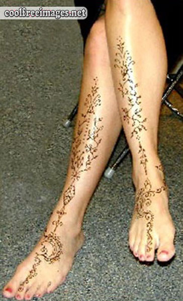 Best Free Feet Mehndi Design Graphics